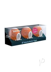 Satisfyer Masturbator Egg 3pk Crunchy